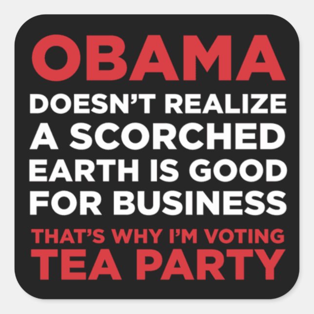 Adesivo Quadrado Terra Escorregada (Frente)