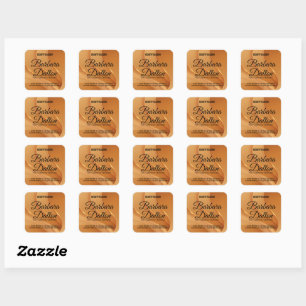 Adesivo Quadrado Terracotta Ocher Beige Dourado