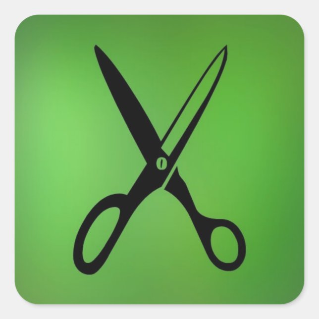 Adesivo Quadrado Tesoura AH2010 (Frente)