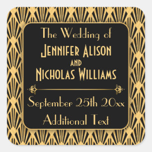 Adesivo Quadrado Teste padrão geométrico do diamante do 1920 do a