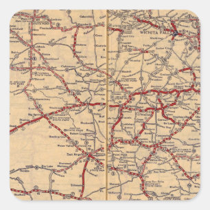 Adesivo Quadrado Texas 11