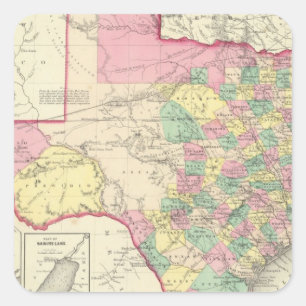 Adesivo Quadrado Texas 4