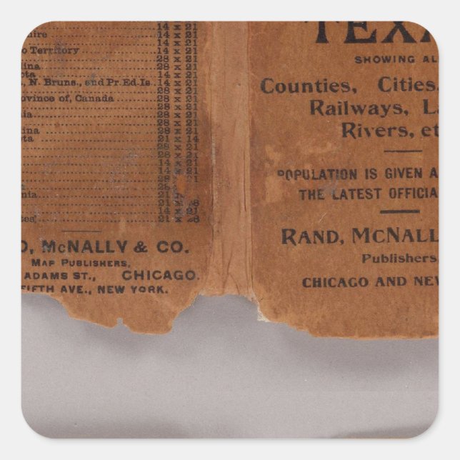 Adesivo Quadrado Texas 5 (Frente)