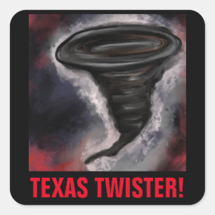 ADESIVO QUADRADO TEXAS TWISTER