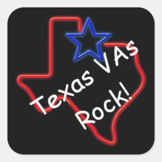 Adesivo Quadrado Texas VAs Rock Stickers
