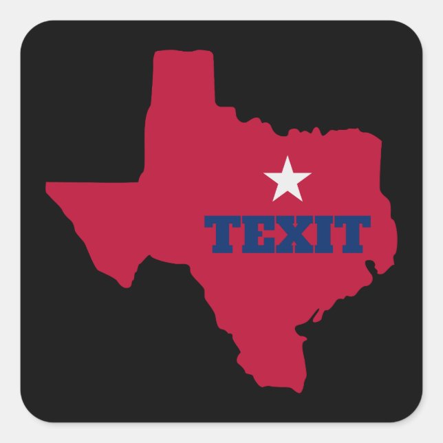 Adesivo Quadrado Texto 2024 Texas (Frente)