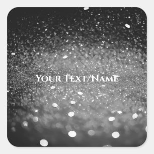 Adesivo Quadrado Texto Personalizado - Diminuição do Botão - Pratea