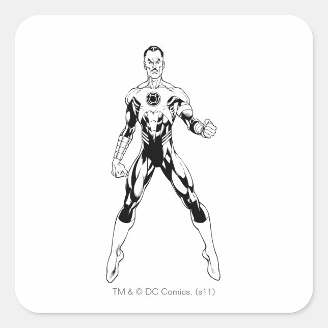 Adesivo Quadrado Thaal Sinestro 6 (Frente)