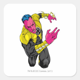 Adesivo Quadrado Thaal Sinestro 7
