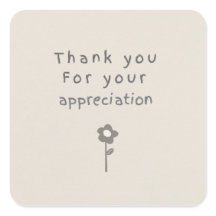 ' Thank your appreciation sticker '