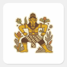 Adesivo Quadrado The Bitter Tongue (Serunting Sakti)