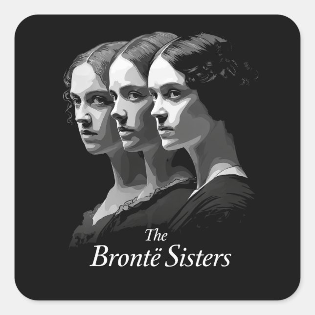 Adesivo Quadrado The Brontë Sisters (Frente)