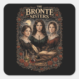 Adesivo Quadrado The Brontë Sisters