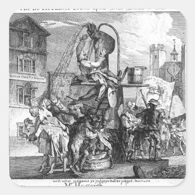 Adesivo Quadrado The Butifyer, Um toque no Times, 1762 (Frente)