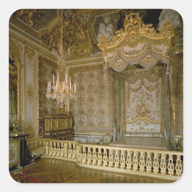 Adesivo Quadrado The Chambre de la Reine (Queen's Bedroom) (foto) (Frente)