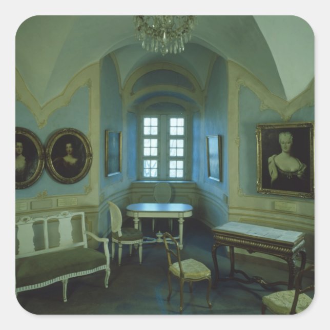 Adesivo Quadrado The Cosel Room, Burg Stolpen, c.1100 (Frente)