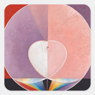 Adesivo Quadrado The Dove, No.2, por Hilma af Klint