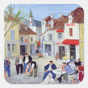 Adesivo Quadrado The Game Burgundy