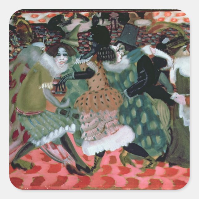 Adesivo Quadrado The Morte-Saison em Paris, 1913 (Frente)