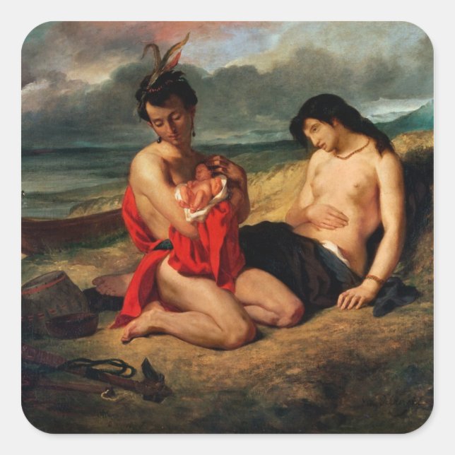 Adesivo Quadrado The Natchez, c.1823-35 (Frente)