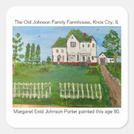 Adesivo Quadrado The Old Johnson Family Farmhouse 2000 MEJP