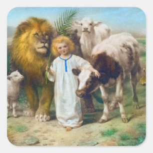 Adesivo Quadrado The Peace, 1896, por William Strutt