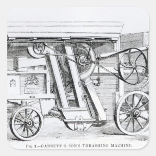 Adesivo Quadrado Threshing combinado patente de Garrett e de filhos