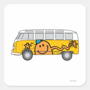 Adesivo Quadrado Tickle Bus