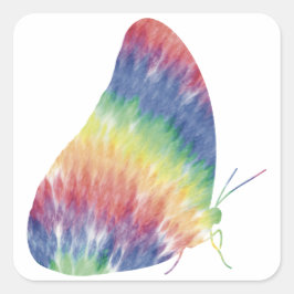 Adesivo Quadrado Tie Dye Morpho Sticker