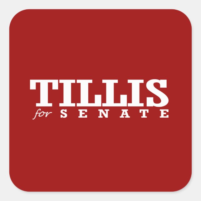 ADESIVO QUADRADO TILIS PARA O SENADO 2014 (Frente)