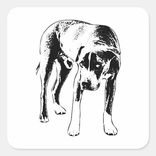 Adesivo Quadrado Tinta Moody, Mistura Pitbull (Frente)