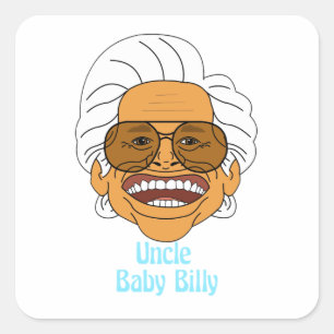 Adesivo Quadrado Tio Baby Billy