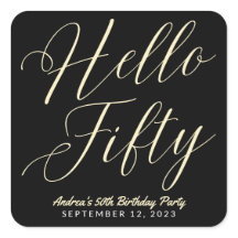 Tipografia de Script Moderno Alô 50 Preto Dourado