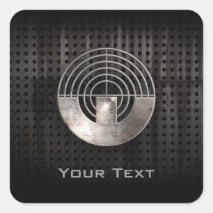 Adesivo Quadrado Tiro do esporte; Legal