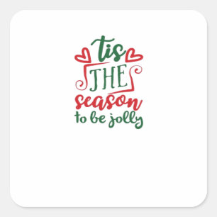 Adesivo Quadrado Tis The Season Enny Trendy