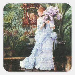 Adesivo Quadrado Tissot: Lilacs