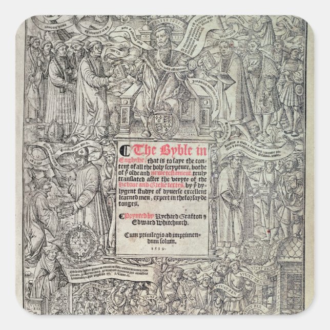 Adesivo Quadrado Titlepage Tradução do Excelente em inglês (Frente)