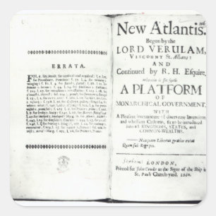 Adesivo Quadrado Titlepages a Francis Bacon