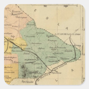 Adesivo Quadrado Tlaxcala, México