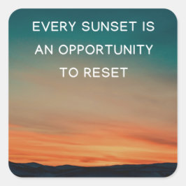 Adesivo Quadrado Todo Sunset é uma oportunidade para redefinir o ad