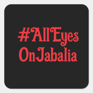 Adesivo Quadrado Todos Os Olhos No Jabalia Stickers