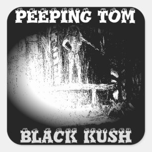 ADESIVO QUADRADO TOM FURADEIRO KUSH PRETO