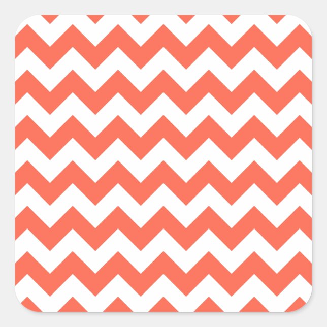 Adesivo Quadrado Tomato Zigzag (Frente)
