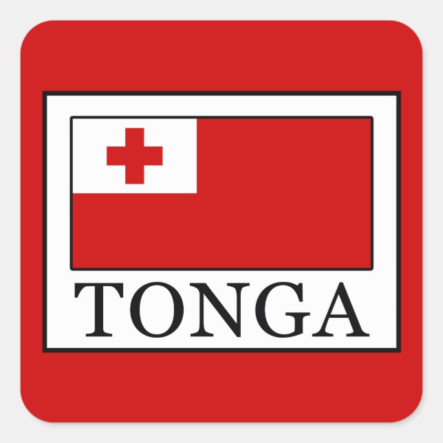 Adesivo Quadrado Tonga (Frente)
