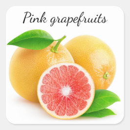 Adesivo Quadrado Toranjas rosadas