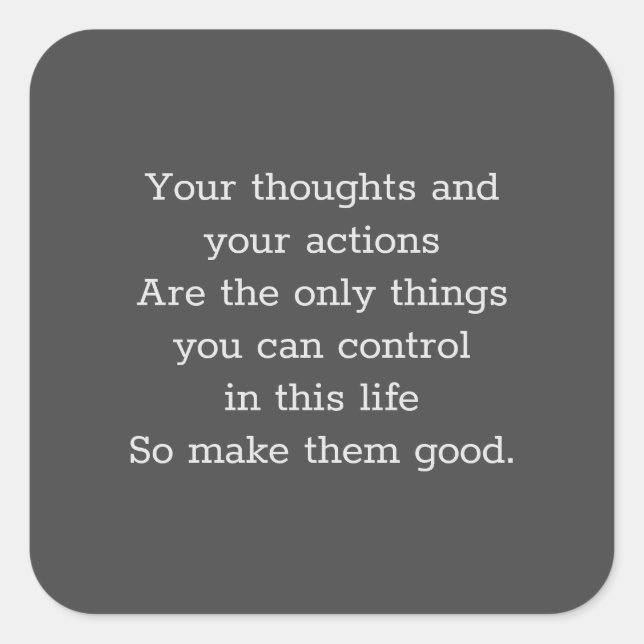 Adesivo Quadrado Torná-Los Bons (Frente)