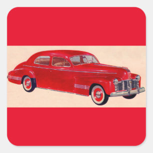 Adesivo Quadrado Torpedo Pontiac Vermelho