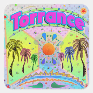 Adesivo Quadrado Torrance Calm Desire Sticker