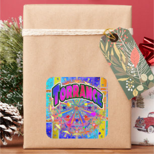 Adesivo Quadrado Torrance Cosmic Unity Sticker