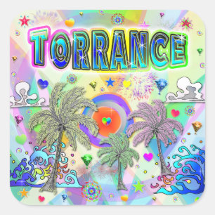 Adesivo Quadrado Torrance Deep Dream Sticker